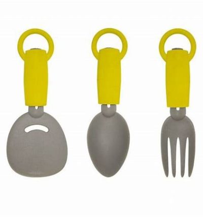 3 Piece camping utensils set